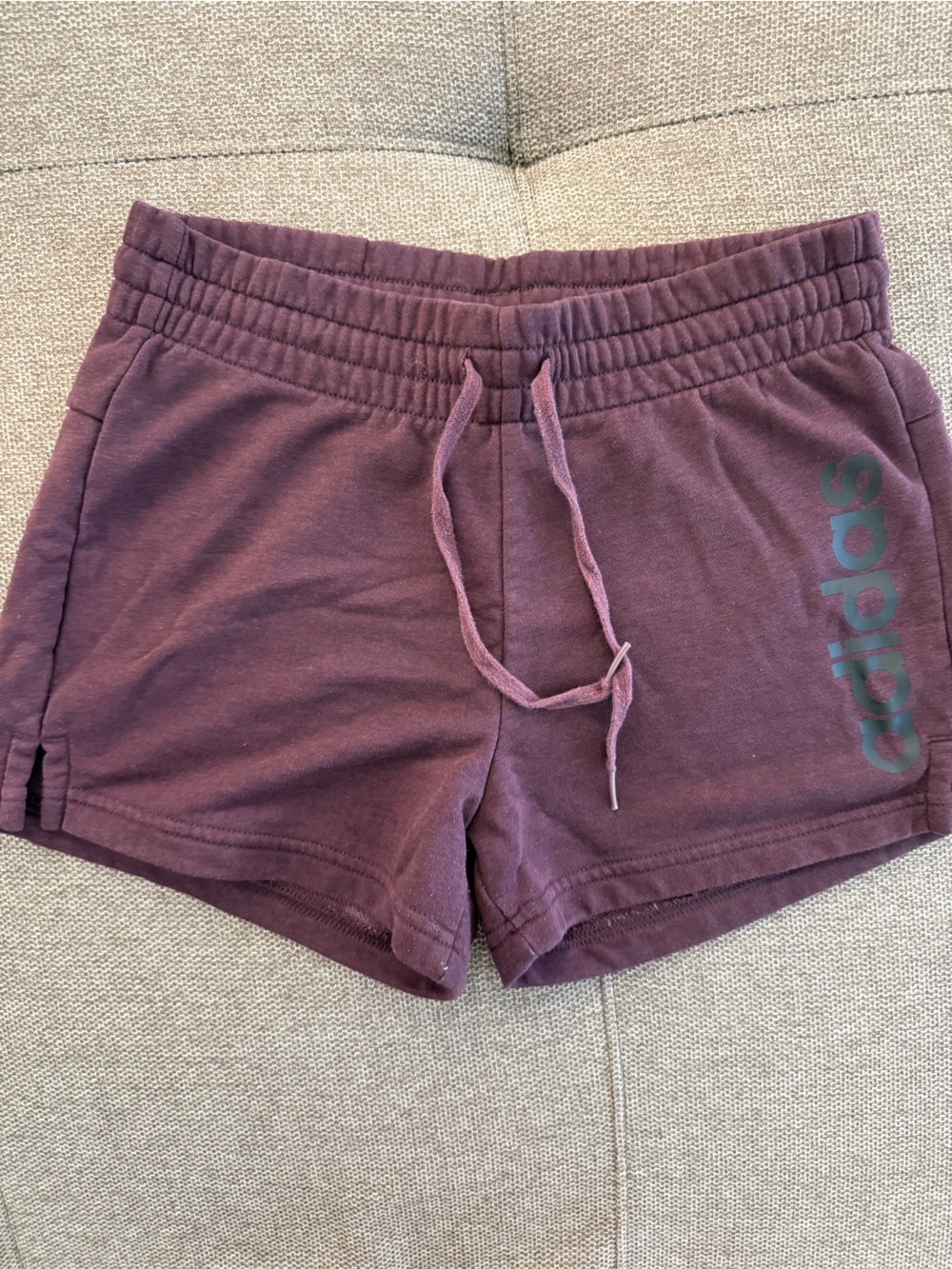adidas Plum Casual Drawstring Shorts